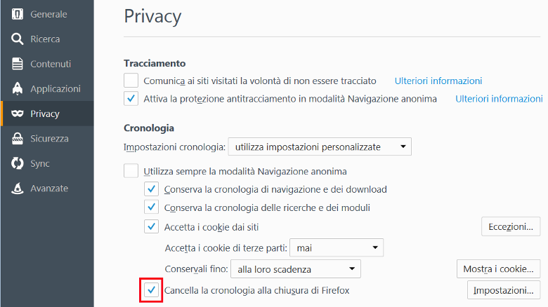 Firefox Privacy